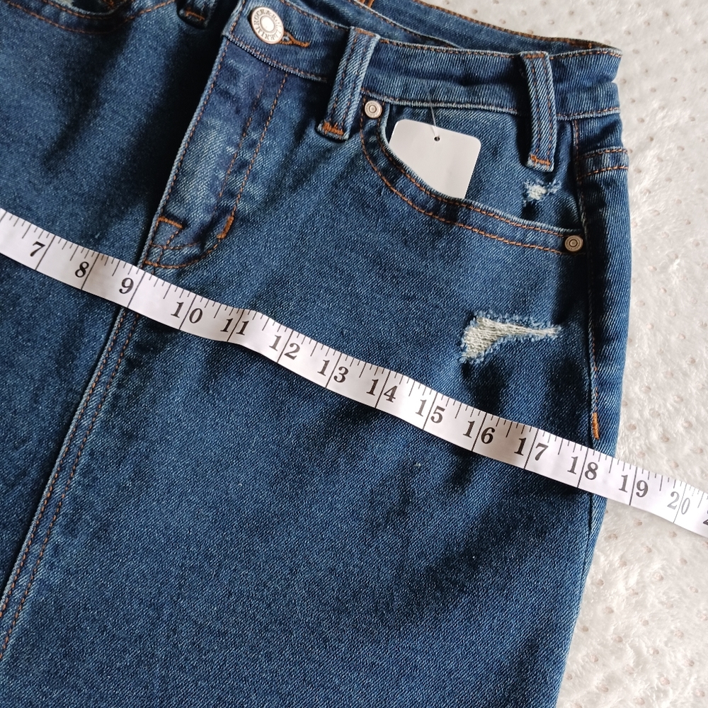 Rock& Roll cowgirl Distressed Jean skirt brand new with tags - Picture 9 of 14